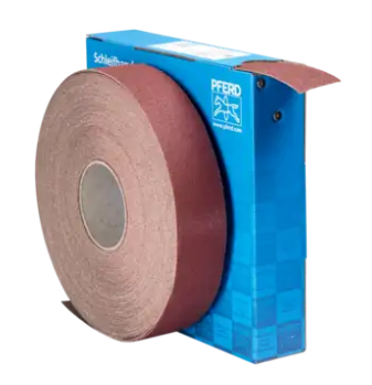 Rouleau de bande (toile) abrasive Corindon A SBR PFERD 25 mm (50M) P80