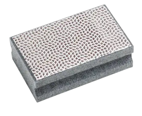 Eponge abrasive diamantée HP PFERD 50 X 55 mm ponçage moyen