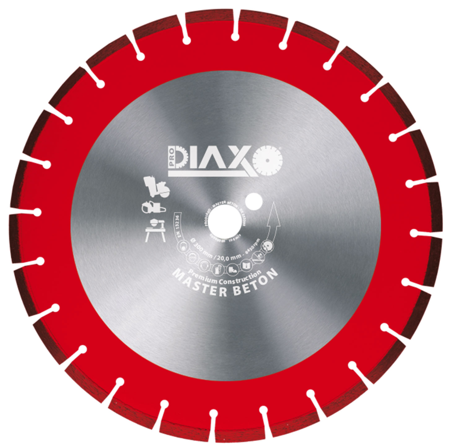 Disque diamanté MASTER BETON Premium Construction DIAXO 350 X 10 X 20 mm