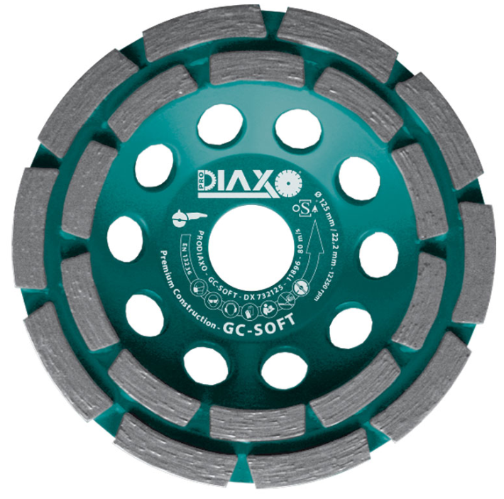 Disque à surfacer GC - SOFT Premium Construction DIAXO 125 X 8,3 X 22,23 mm