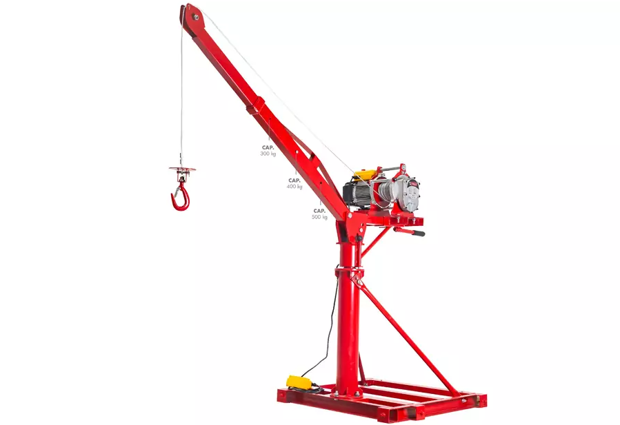 Grue mobile avec treuil électrique 230 V BK500 MW TOOLS 500 kg