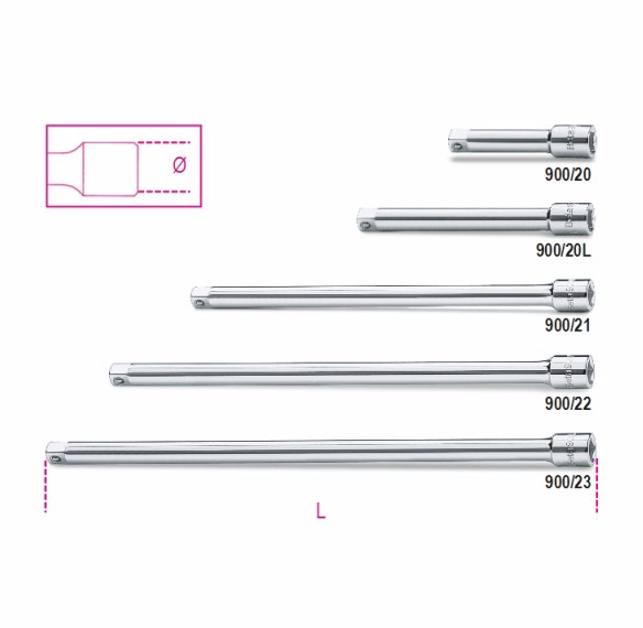 Allonge Beta 900/21 1/4 x 150