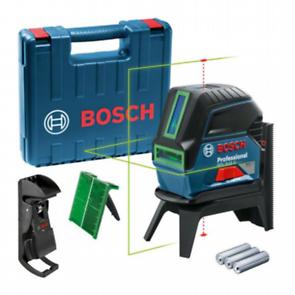 Laser à ligne et à point GCL 2-15 G BOSCH (1/2 calage L-BOXX pour outil, 3x piles 1,5V LR6 (AA), platine de mesure laser, RM 1 Professional)