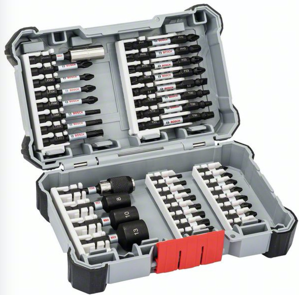 Coffret de 36 embouts BOSCH 1/4"