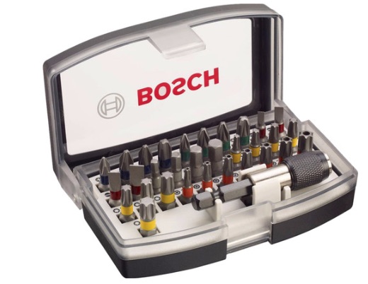 Coffret de 32 embouts de vissage PRO BOSCH 1/4"