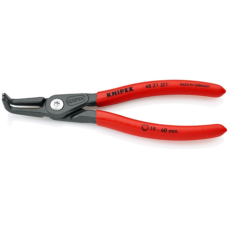 Pince à circlips int. coudée (Ø 19 - 60 mm) - 48 41 J21 KNIPEX 170 mm