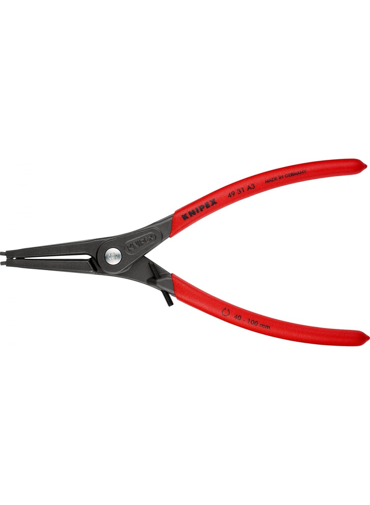 Pince à circlips ext. droit (Ø 40 - 100 mm) - 49 31 A3 KNIPEX 230 mm