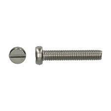 [13410.025004] DIN 84 - ISO 1207 Vis à tête cylindrique (fendue) Acier 4.8 brut M2,5 X 4