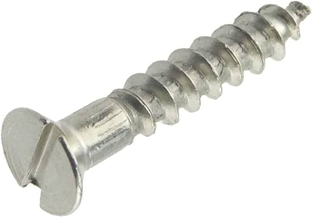 [13146.025010] DIN 97 Vis à bois à tête fraisée (fendue) Inox A2 2,5 X 10