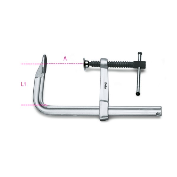 [015950020] Serre-joints à vis zingué 1595 BETA 200-230