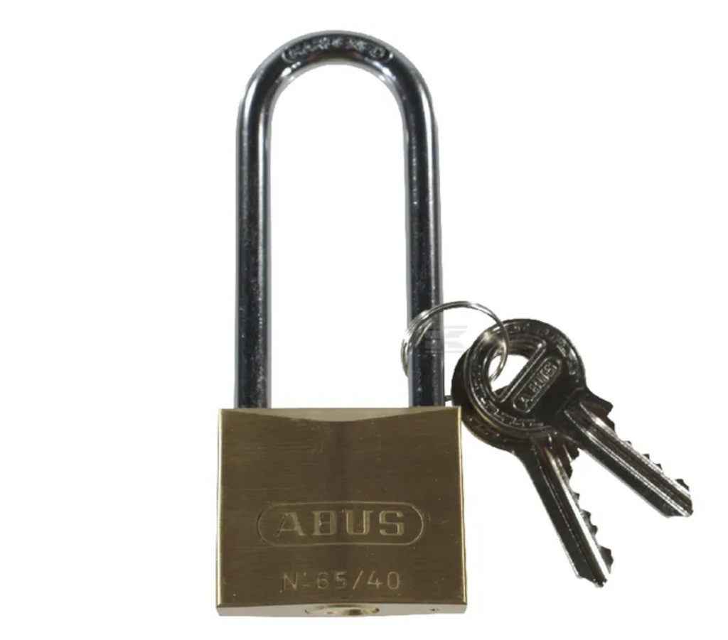 [65HB4063] Cadenas Laiton à verrou N65/40 ABUS 40 mm