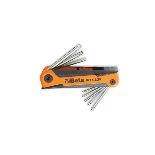 [000970368] Jeu de 7 clés mâles pour vis Torx® 97TX/BG8 BETA (T9-T10-T15-T20-T25-T27-T30-T40)